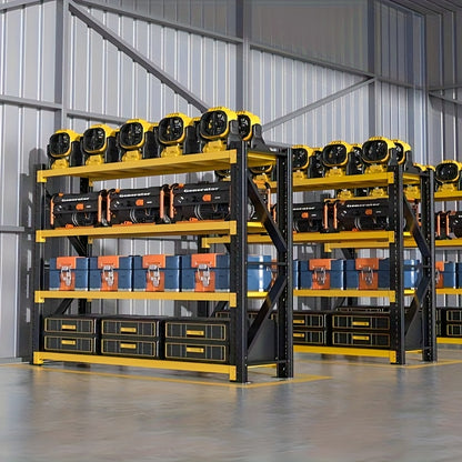 5000 Lb 4-layer Metal Adjustable Rack, 78.8 \
