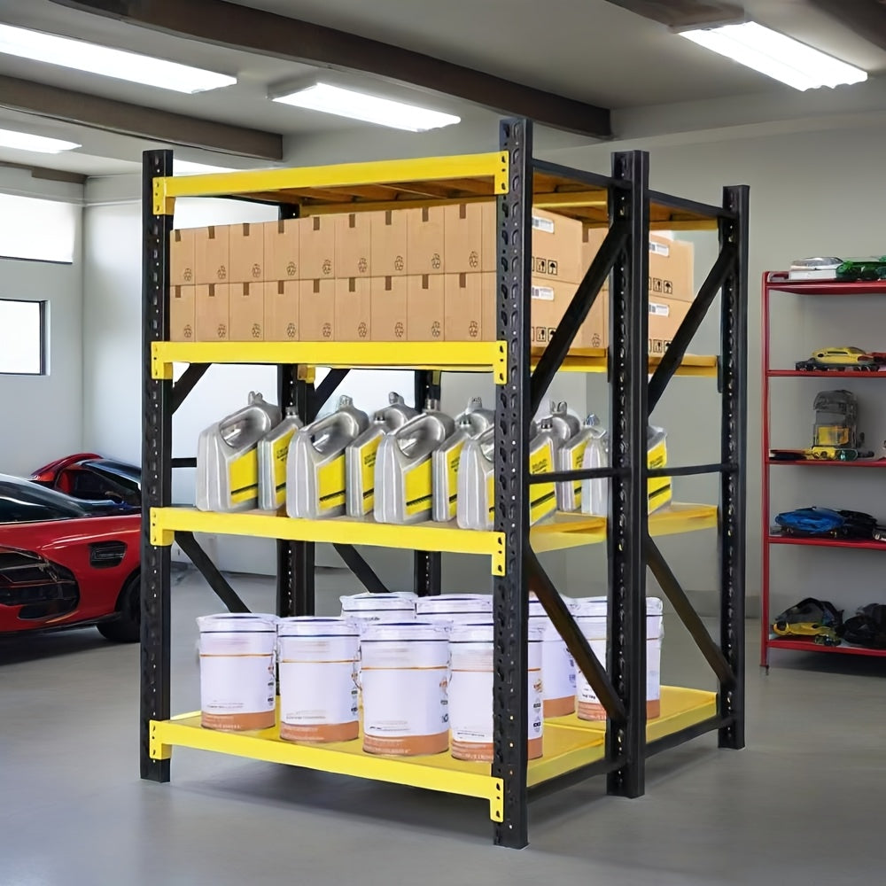 5000 Lb 4-layer Metal Adjustable Rack, 78.8 \