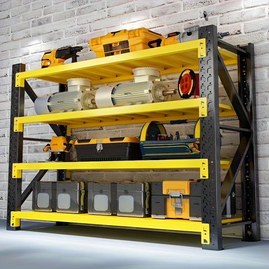 5000 Lb 4-layer Metal Adjustable Rack, 78.8 \