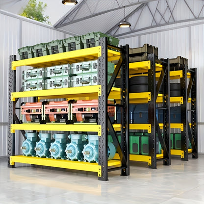 5000 Lb 4-layer Metal Adjustable Rack, 78.8 \