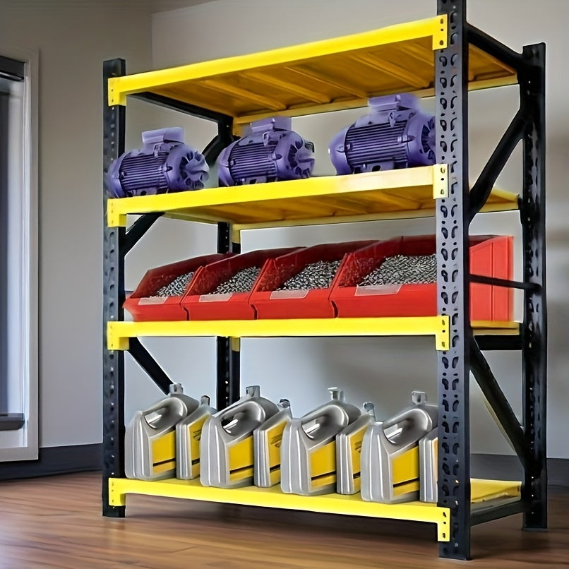 5000 Lb 4-layer Metal Adjustable Rack, 78.8 \