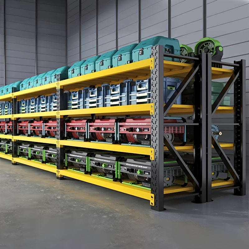 5000 Lb 4-layer Metal Adjustable Rack, 78.8 \